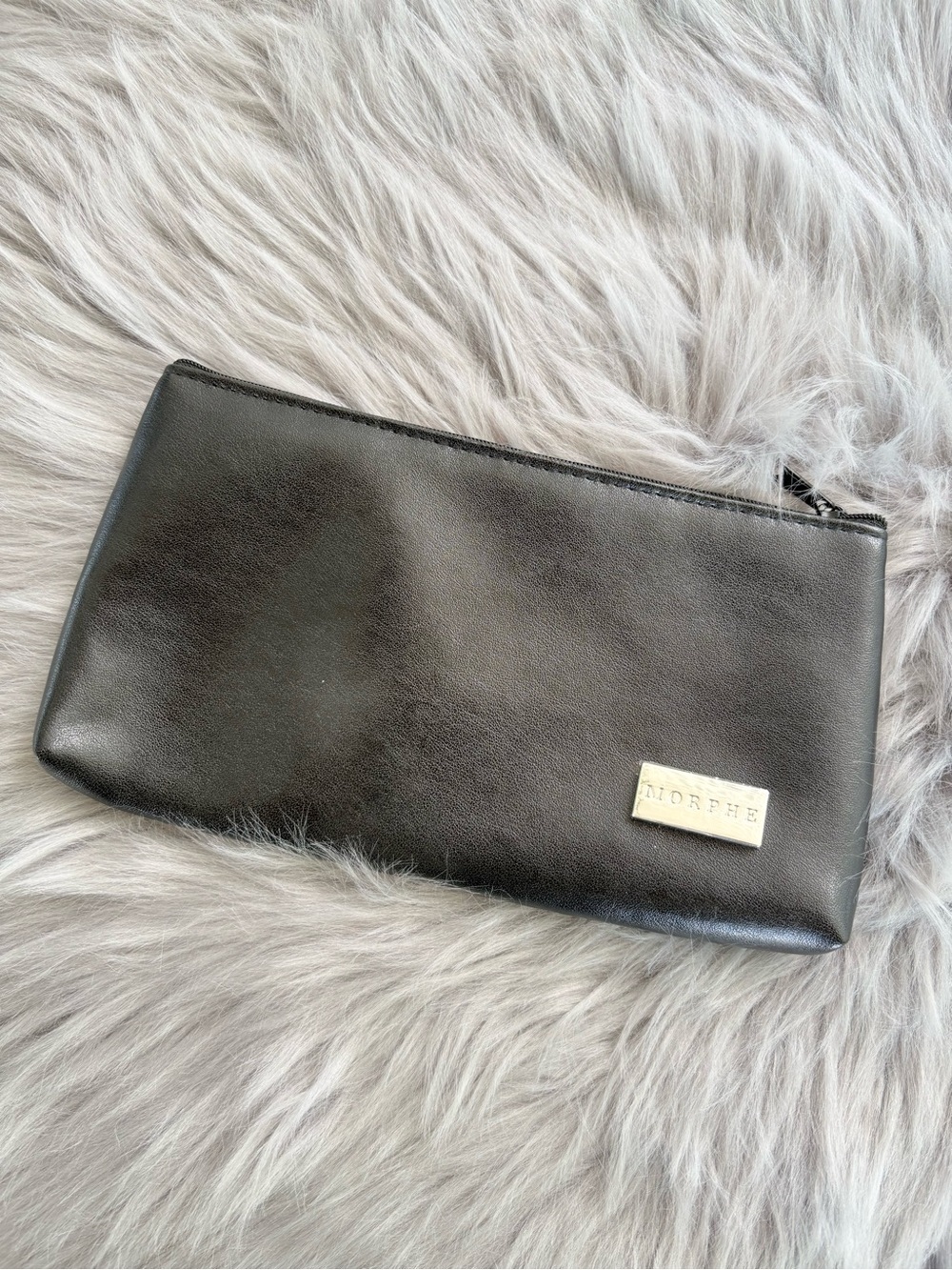 Morphe Black Makeup Case with Logo Plate